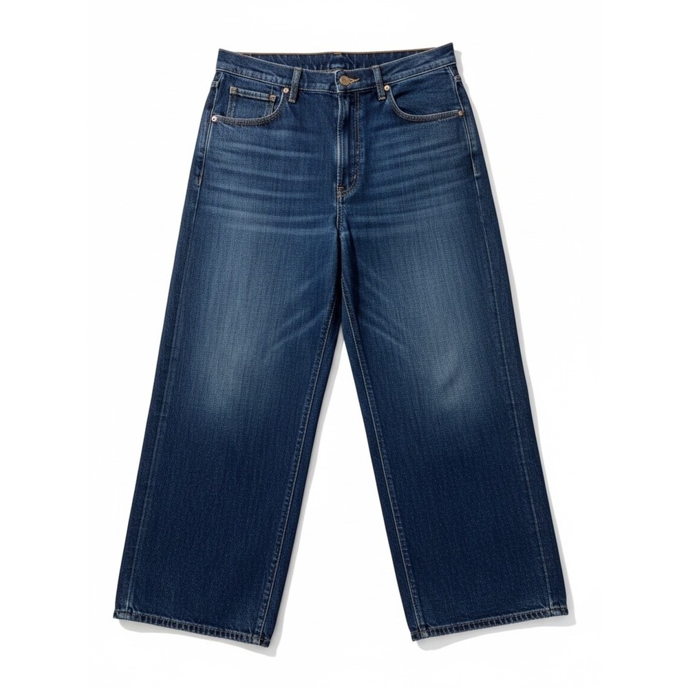 Mother Superior The Delinquent Ankle Jeans Women 28 NWT Wide Leg Made In Shade - Picture 5 of 14